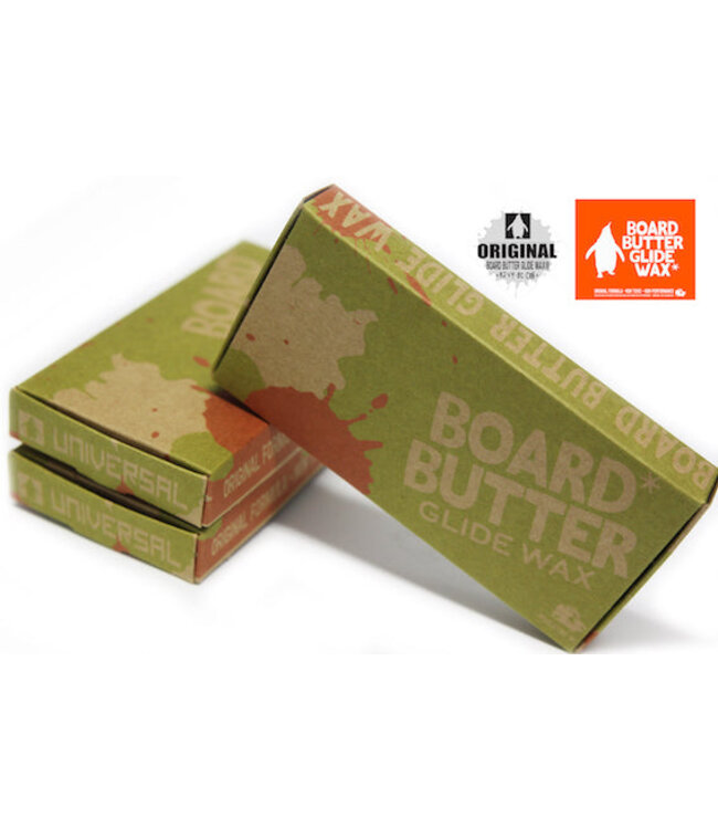 BOARD BUTTER UNIVERSAL 90G SNOWBOARD WAX YELLOW/GREEN 2024