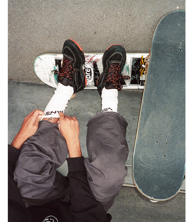 VANS MENS ROWAN 2 x SPITFIRE SHOES BLACK/FLAME