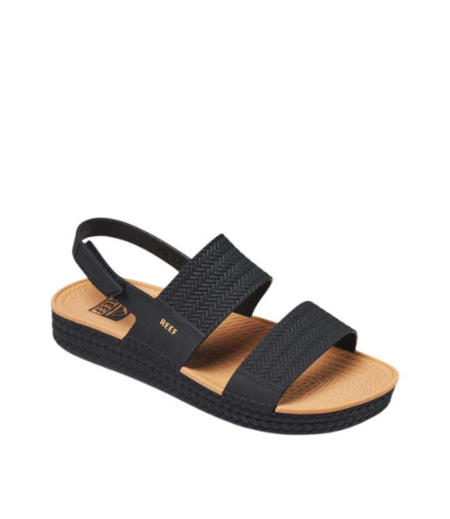 REEF WOMENS WATER VISTA SANDALS BLACK/TAN