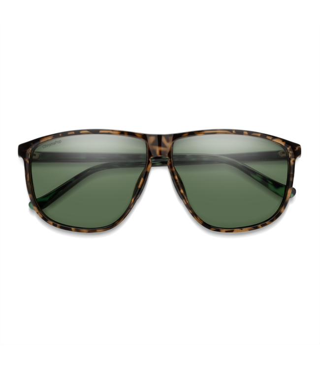 SMITH MONO LAKE SUNGLASSES ALPINE TORTOISE w/CHROMAPOP POLAR GRAY GREEN