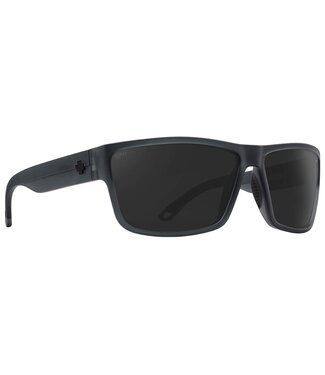 SPY SPY ROCKY MATTE TRANSLUCENT GUNMETAL SUNGLASSES w/ HAPPY GRAY POLAR