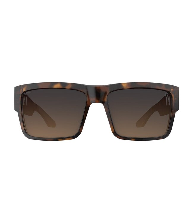 SPY CYRUS HONEY TORTOISE SUNGLASSES w/ HAPPY DARK BROWN FADE