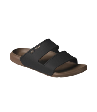 REEF MENS OASIS DOUBLE UP SANDALS FOSSIL/BLACK