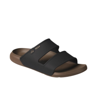 REEF REEF MENS OASIS DOUBLE UP SANDALS FOSSIL/BLACK