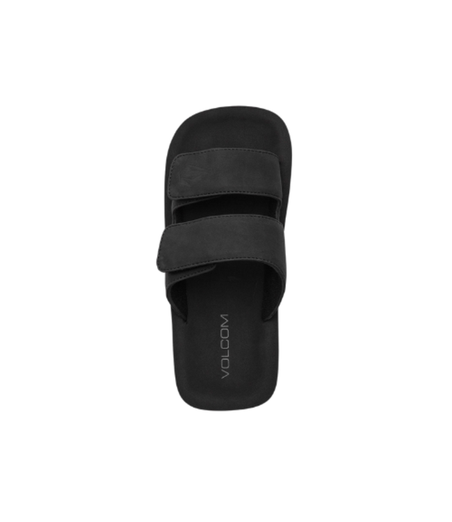 VOLCOM WOMENS SQUARED SANDALS BLACK