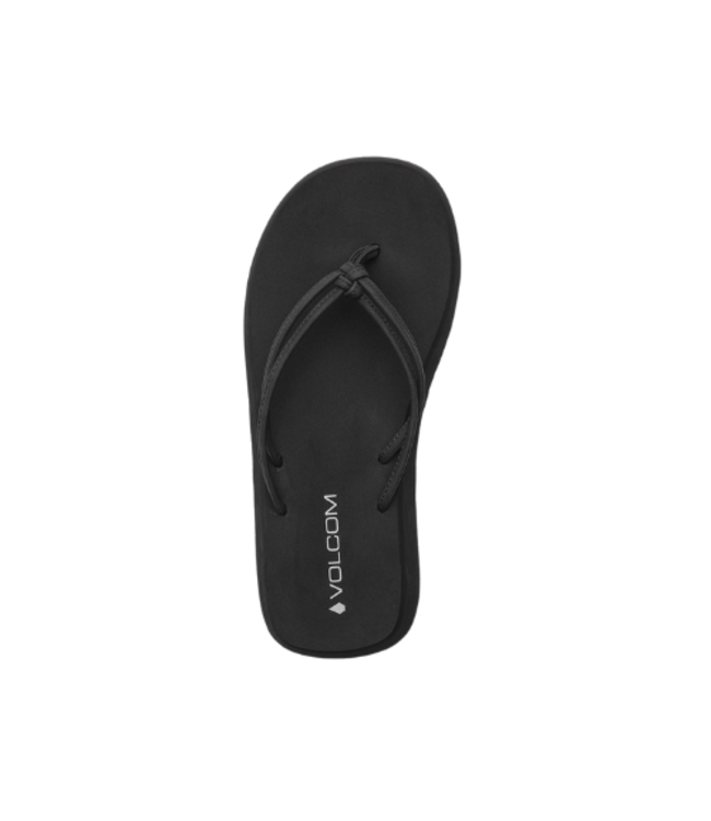 VOLCOM WOMENS FOREVER UP SANDALS BLACK