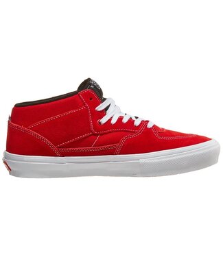 VANS VANS MENS SHOES SKATE HALF CAB SHOES RED/WHITE