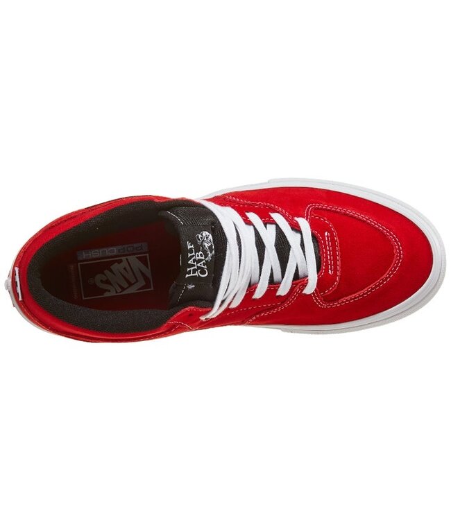 VANS MENS SHOES SKATE HALF CAB SHOES RED/WHITE