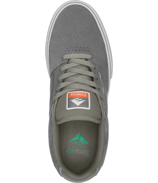 EMERICA MENS THE LOW VULC SHOE GREY/TAN