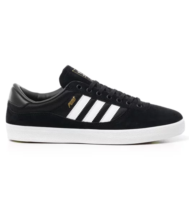 ADIDAS MENS PUIG INDOOR SHOE BLACK/WHITE