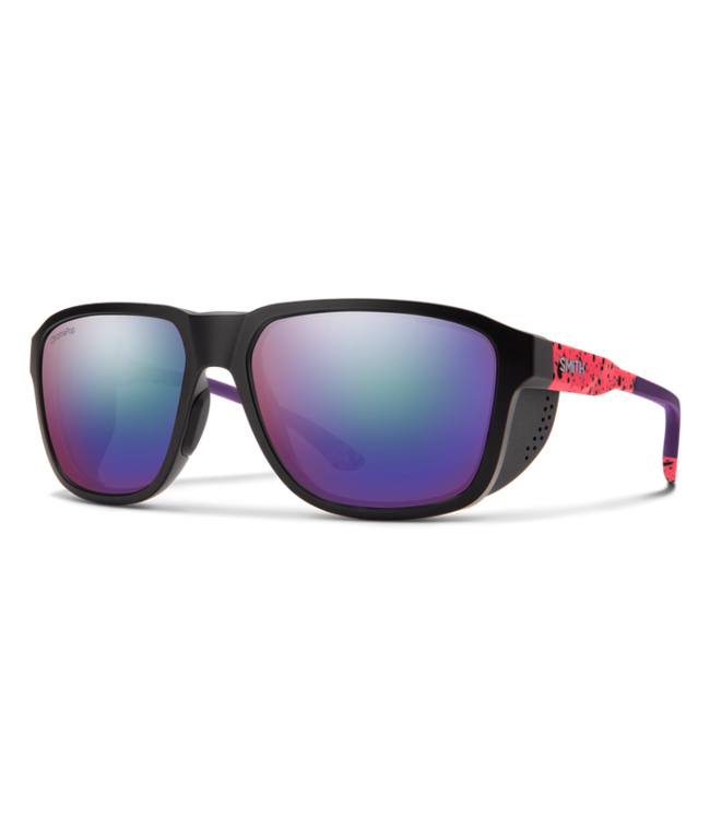 SMITH EMBARK SUNGLASSES MATTE WILD CHILD w/ CHROMAPOP POLAR VIOLET MIRROR