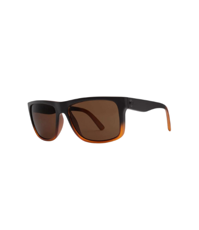 ELECTRIC SWINGARM BLACK AMBER SUNGLASSES w/ BRONZE POLAR