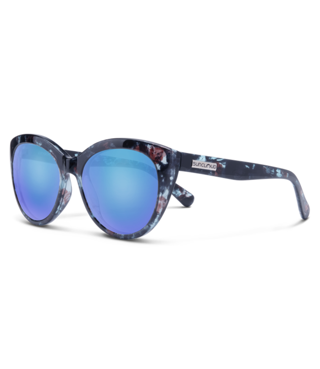 SUNCLOUD CITYSCAPE BLUE TORTOISE SUNGLASSES w/ BLUE POLAR