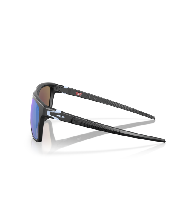 OAKLEY LEFFINGWELL MATTE BLACK SUNGLASSES w/PRIZM SAPPHIRE