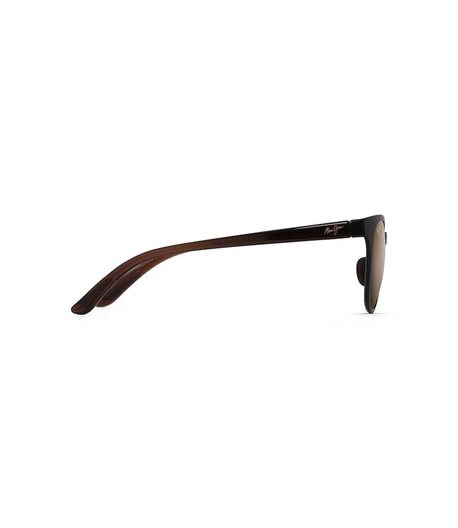 MAUI JIM WAILUA TRANSLUCENT ROOTBEER SUNGLASSES w/ HCL BRONZE POLAR