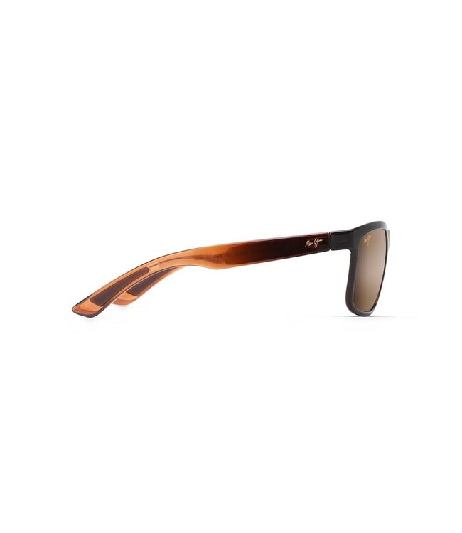 MAUI JIM HUELO TRANSLUCENT ROOTBEER SUNGLASSES w/ HLC BRONZE POLAR