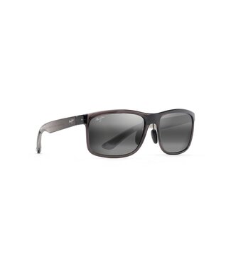 MAUI JIM HUELO TRANSLUCENT GREY SUNGLASSES w/ GREY POLAR
