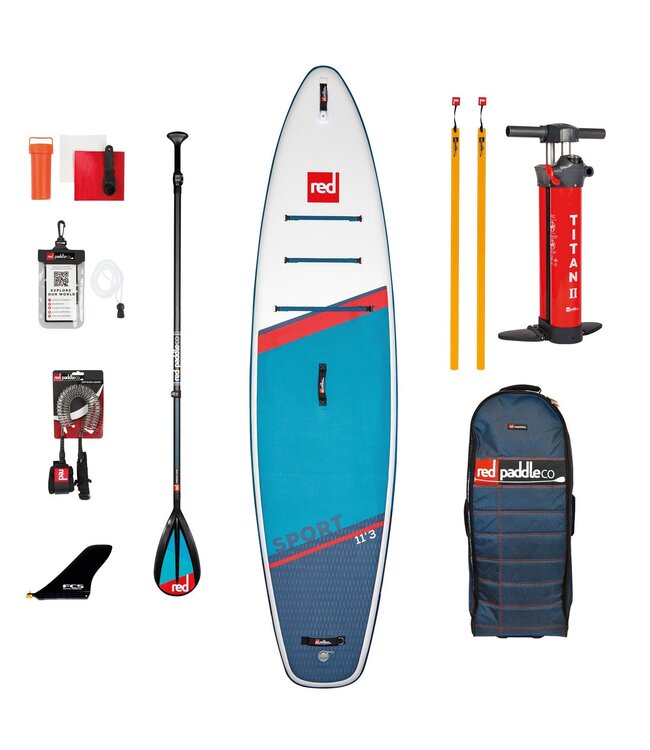 RED PADDLE SPORT C50 - NYLON 11'3" SUP 3PC PADDLE PACKAGE 2021