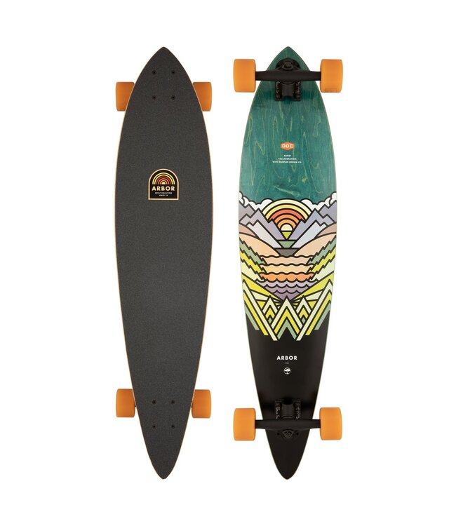 ARBOR PINTAIL ARTIST FISH 37" LONGBOARD COMPLETE