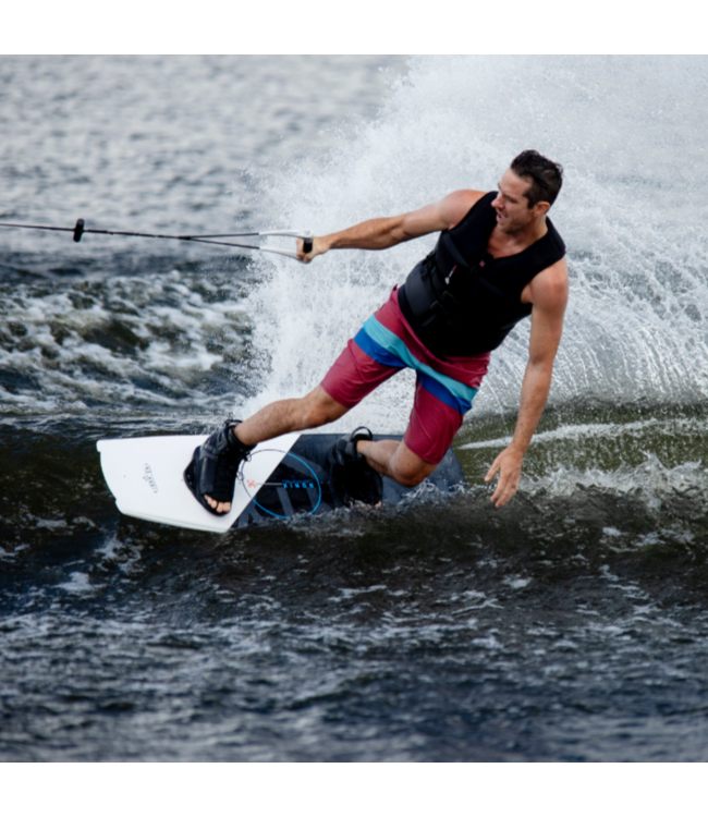 RONIX VAULT TEXTURED WAKE BOARD WHITE/BLACK 2024