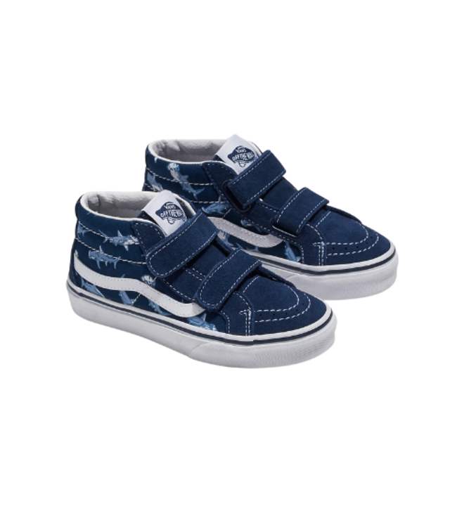 VANS TODDLER SK8-MID REISSUE V SHOES INTO THE BLUE