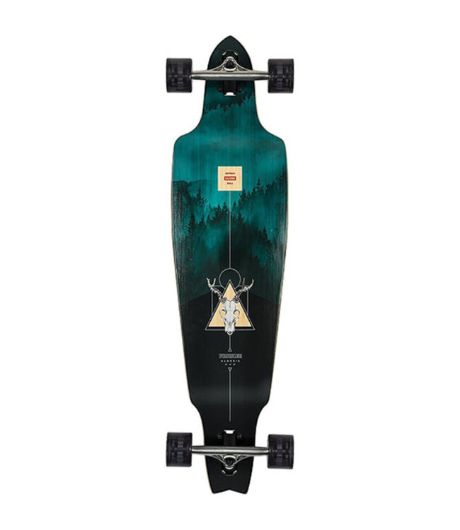 GLOBE LONGBOARD COMPLETE PROWLER CLASSIC BAMBOO/BLUE MOUNTAINS