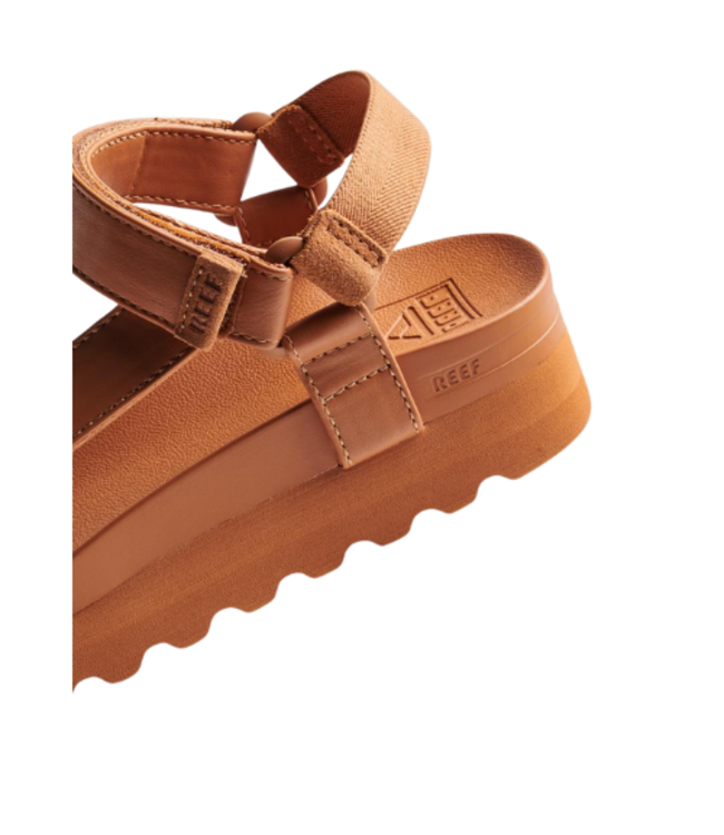 REEF WOMENS CUSHION REM HI SANDALS COGNAC