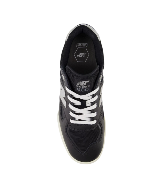 NEW BALANCE MENS NUMERIC 600 TOM KNOX SHOE BLACK/GREY