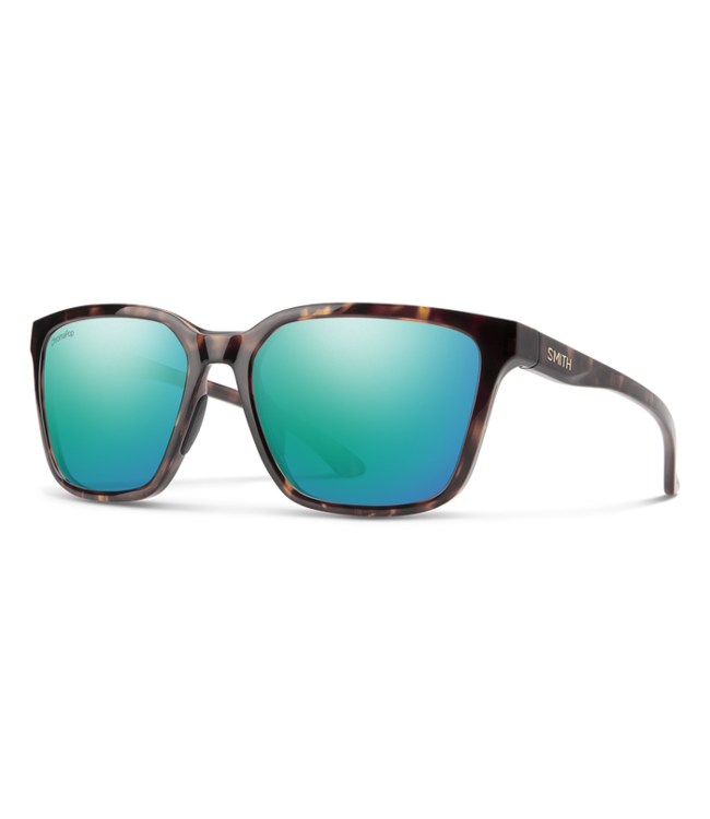 SMITH SHOUTOUT TORTOISE SUNGLASSES w/CHROMAPOP OPAL MIRROR POLAR