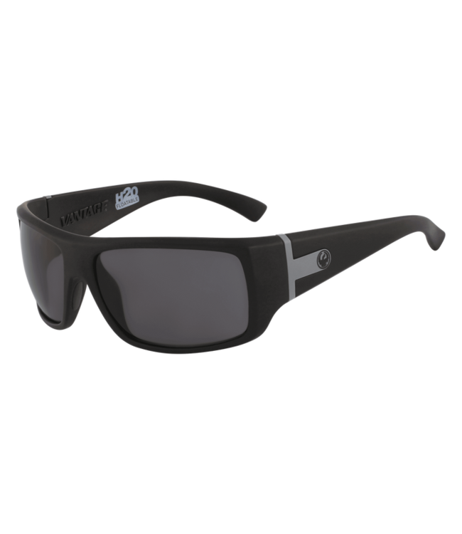 DRAGON VANTAGE H20 MATTE BLACK SUNGLASSES w/ LUMALENS SMOKE