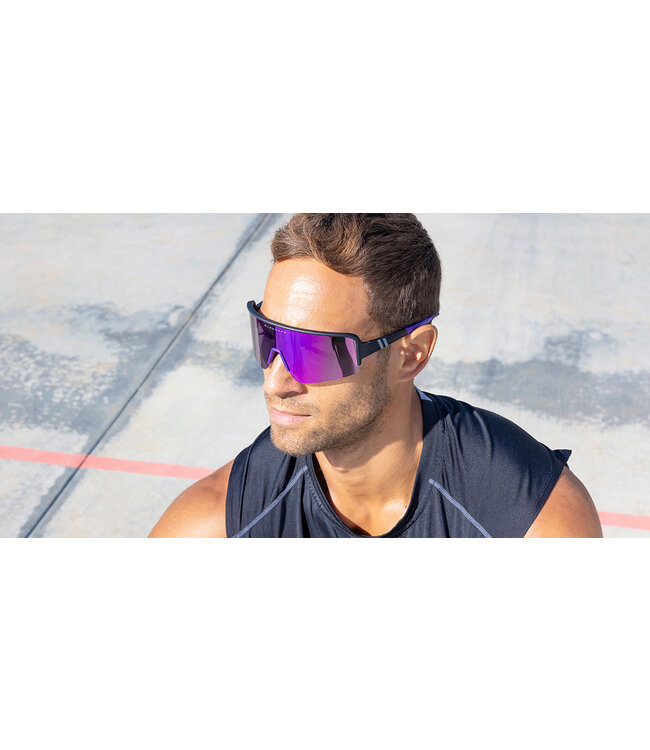 BLENDERS ECLIPSE X2 SUNGLASSES VIOLET VICTORY w/ BLACK / VIOLET POLARIZED