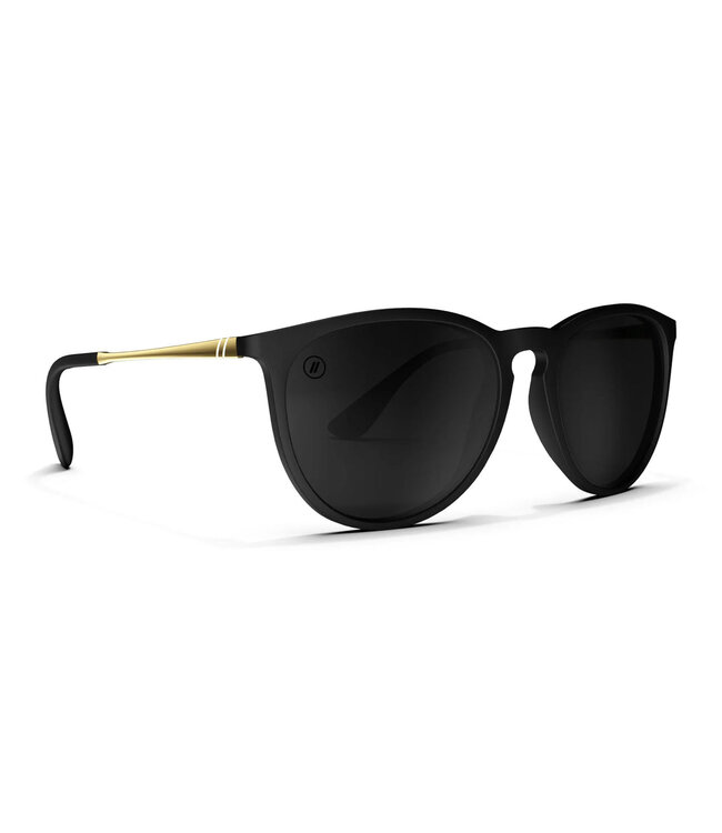 BLENDERS NORTH PARK UNI HEIGHTS MATTE BLACK SUNGLASSES w/ SMOKE POLAR