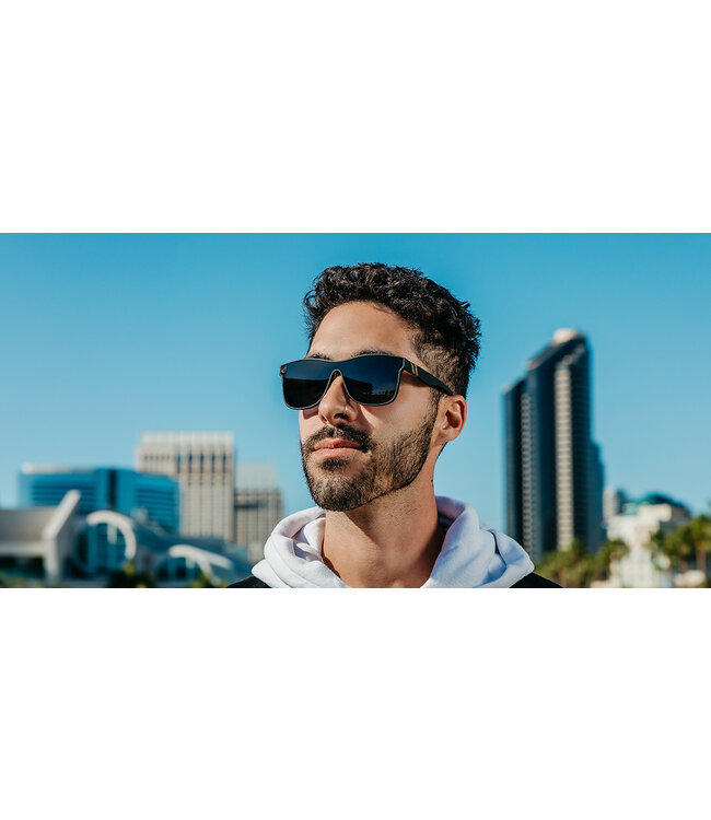 BLENDERS MILLENIA X2 NOCTURNAL Q MATTE BLACK SUNGLASSES w/ SMOKE POLAR