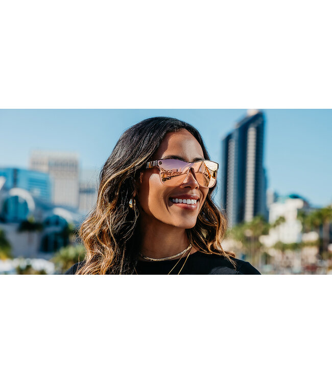 BLENDERS MILLENIA X2 LION HEART MT CRYSTAL TORTOISE SUNGLASSES w/ CHAMPAGNE POLAR