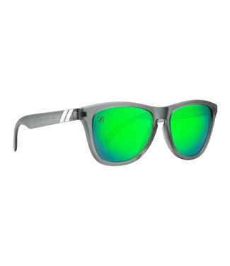 BLENDERS BLENDERS ECLIPSE X2 JET LINE SATIN BLACK SUNGLASSES w/ SMOKE POLAR