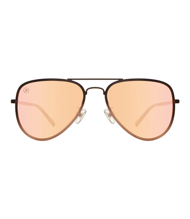 BLENDERS A SERIES HEAVENLY SHINE CHAMPAGNE SUNGLASSES w/ PINK POLAR