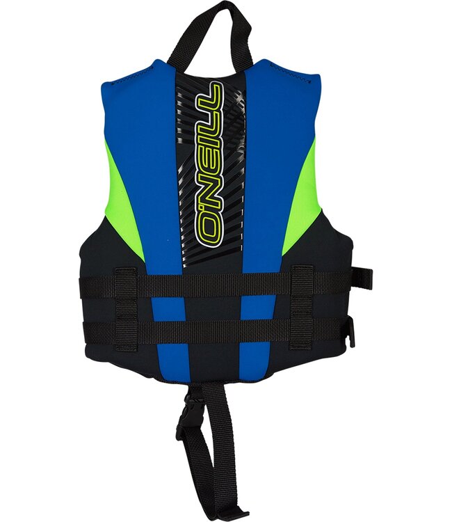 ONEILL KIDS REACTOR LIFE VEST DAYGLOW/BLACK ONE SIZE