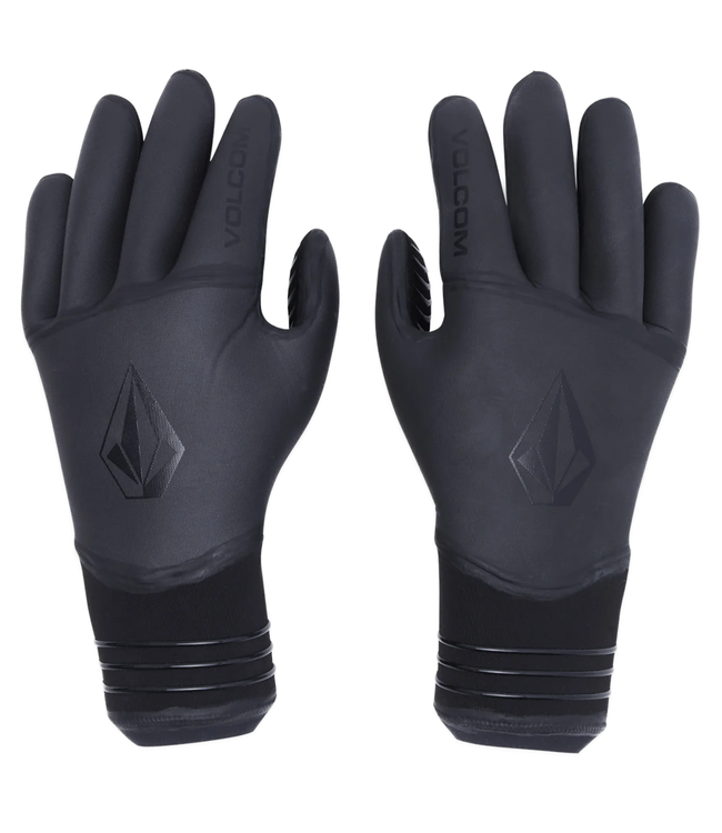 VOLCOM 3MM 5 FINGER SURF GLOVE BLACK