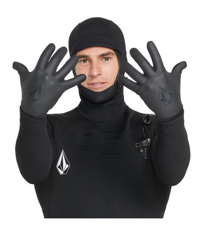 VOLCOM 3MM 5 FINGER SURF GLOVE BLACK