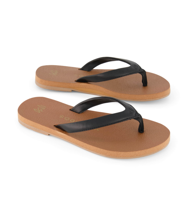 MALVADOS WOMENS MARLEY SANDAL NOIR