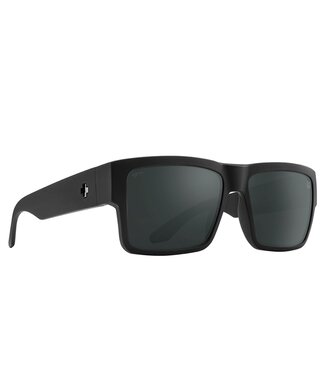 SPY SPY CYRUS MATTE BLACK SUNGLASSES w/ HAPPY BOOST POLAR  BLACK MIRROR