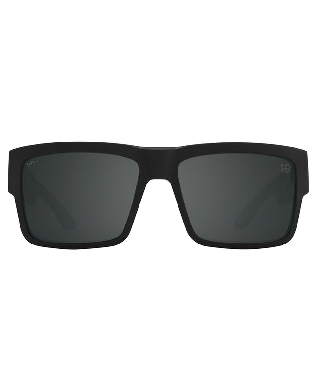 SPY CYRUS MATTE BLACK SUNGLASSES w/ HAPPY BOOST POLAR  BLACK MIRROR