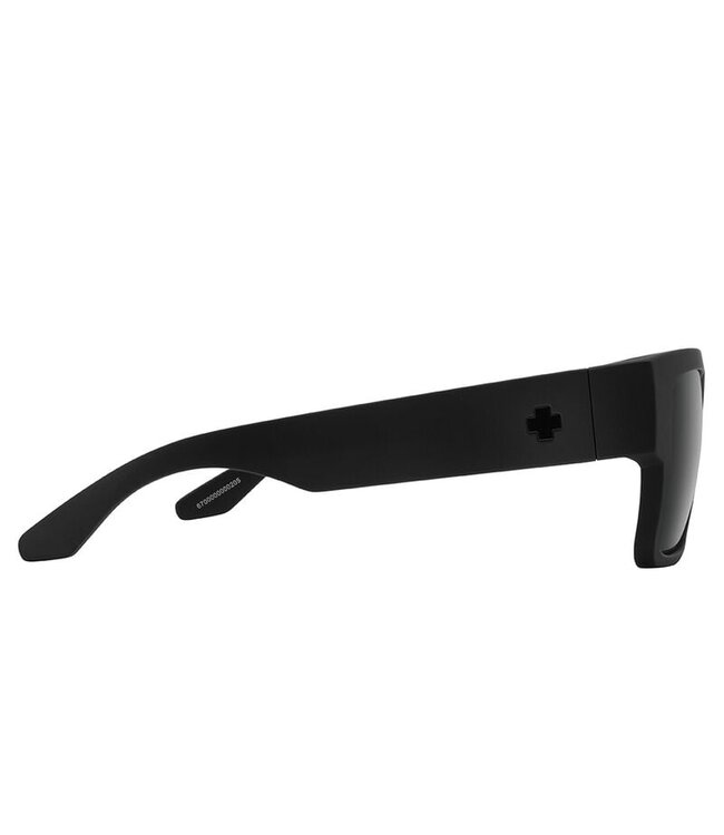 SPY CYRUS MATTE BLACK SUNGLASSES w/ HAPPY BOOST POLAR  BLACK MIRROR