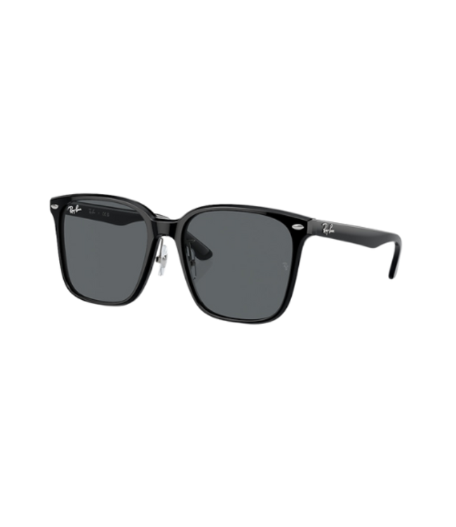RAY-BAN RB2206D SUNGLASSES BLACK w/ DARK GREY