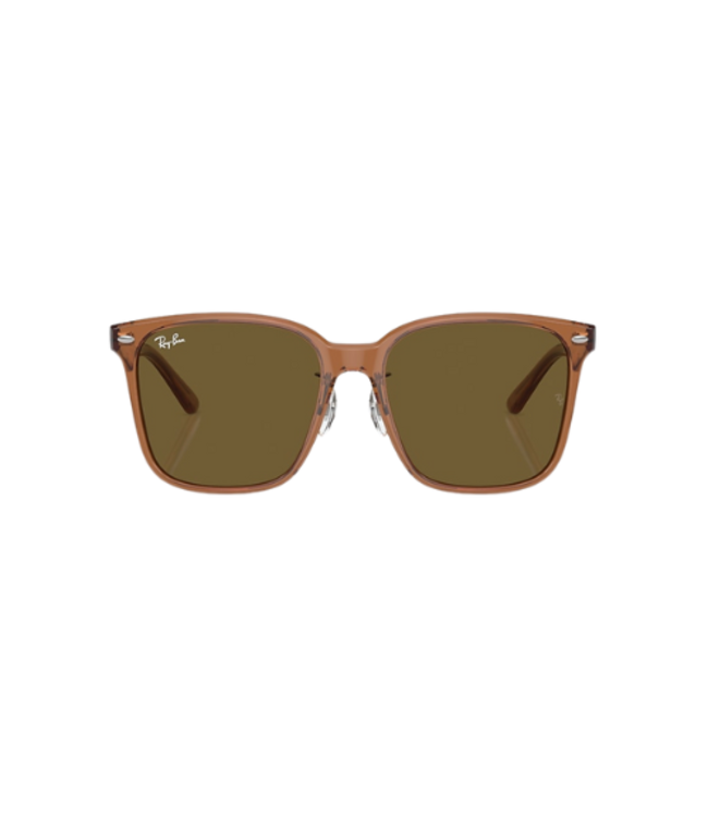 RAY-BAN RB2206D SUNGLASSES TRANSPARENT BROWN w/ DARK BROWN