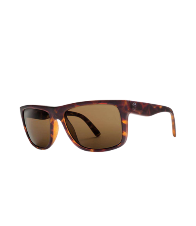 ELECTRIC SWINGARM MATTE TORT SUNGLASSES w/ BRONZE