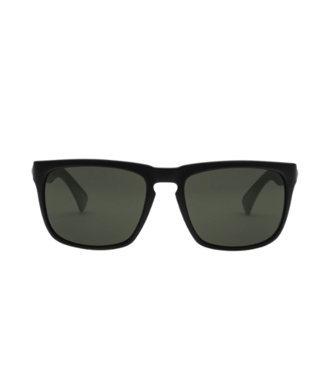 ELECTRIC KNOXVILLE GLOSS BLACK SUNGLASSES w/ GREY POLAR