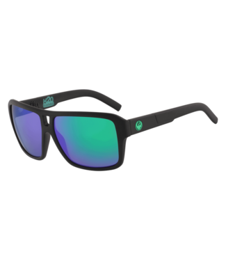 DRAGON DRAGON THE JAM H2O MATTE BLACK SUNGLASSES w/ LUMALENS GREEN ION