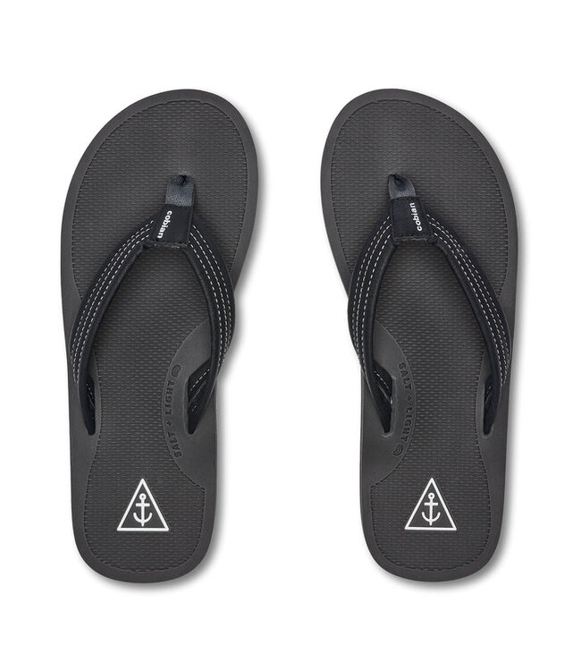 COBIAN MENS ANCHOR SANDAL BLACK