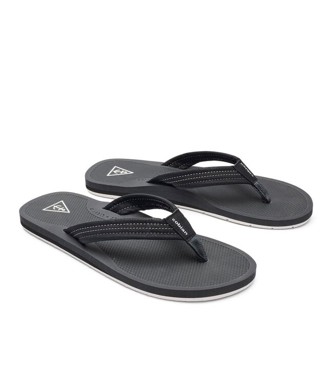 COBIAN MENS ANCHOR SANDAL BLACK